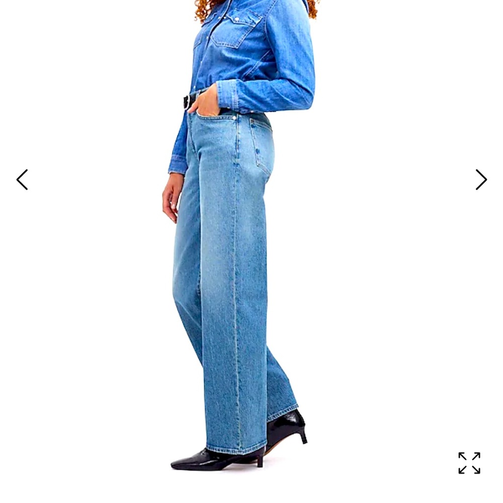 Madewell Perfect Vintage Wide Leg Jean NWT size 29 petite